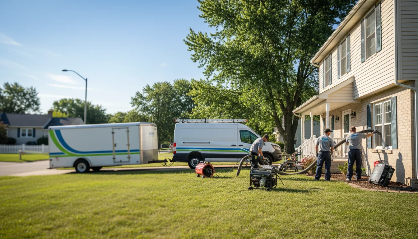 Flooded Basement Restoration And Cleanup With Repair in Kempton, IL near me